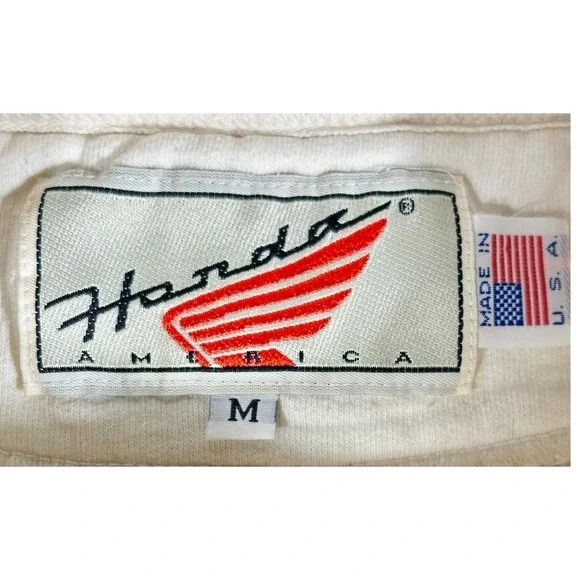 Vintage 1990s Troy Lee Designs Honda Graphic Sweatshirt Made‎ USA Men's M Rare - Picture 6 of 15